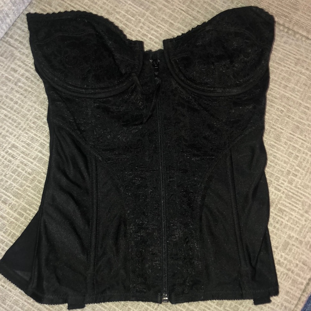 Fredricks of Hollywood Black lace corset.